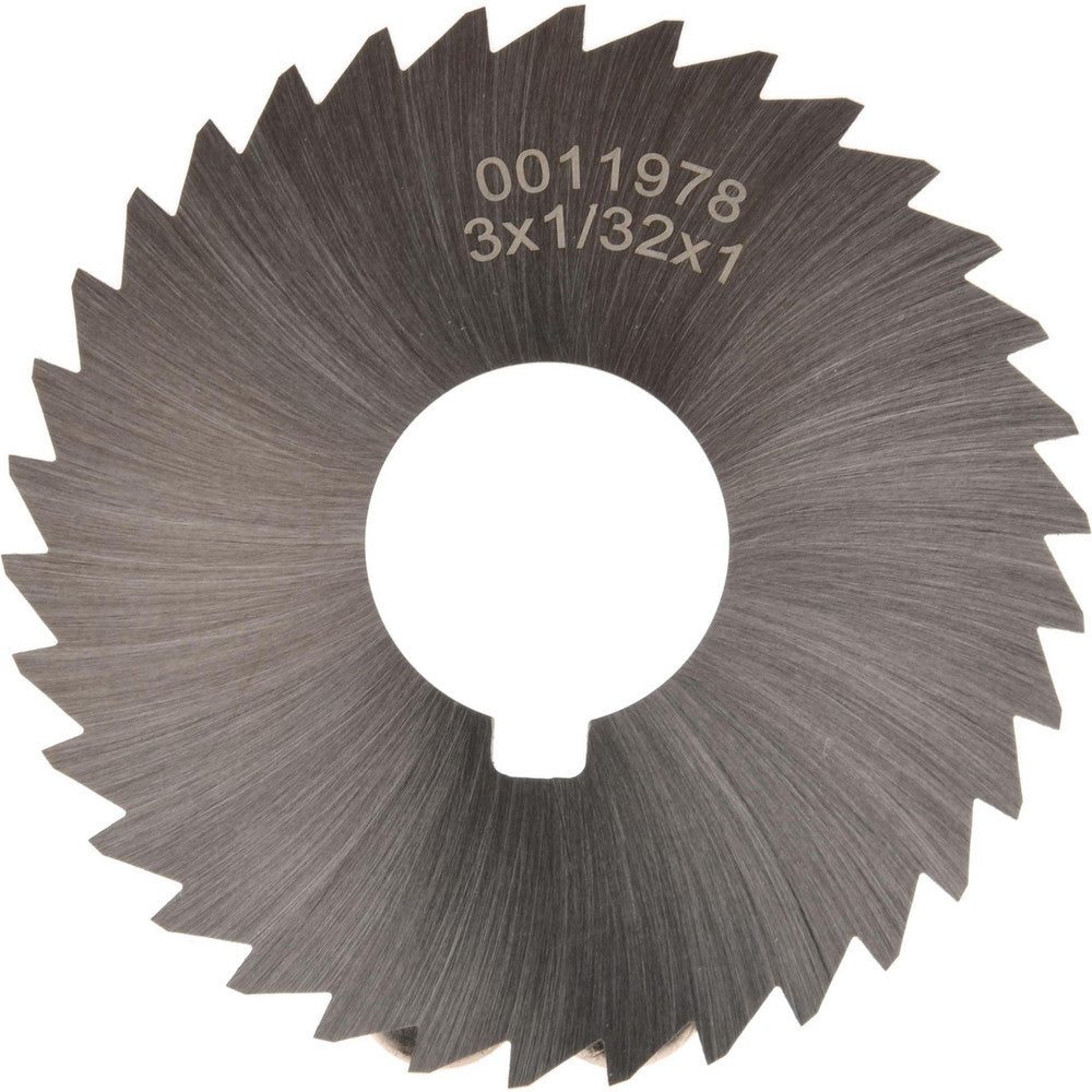 Martindale Electric Co. OMSLD0312534 Slitting & Slotting Saw 3" Dia, 1/32" Thick, 1" Arbor Hole, 34 Teeth, High Speed Steel