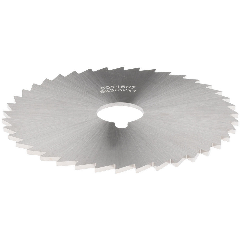 Martindale Electric Co. OMSLF0937540 Slitting & Slotting Saw 5" Dia, 3/32" Thick, 1" Arbor Hole, 40 Teeth, High Speed Steel