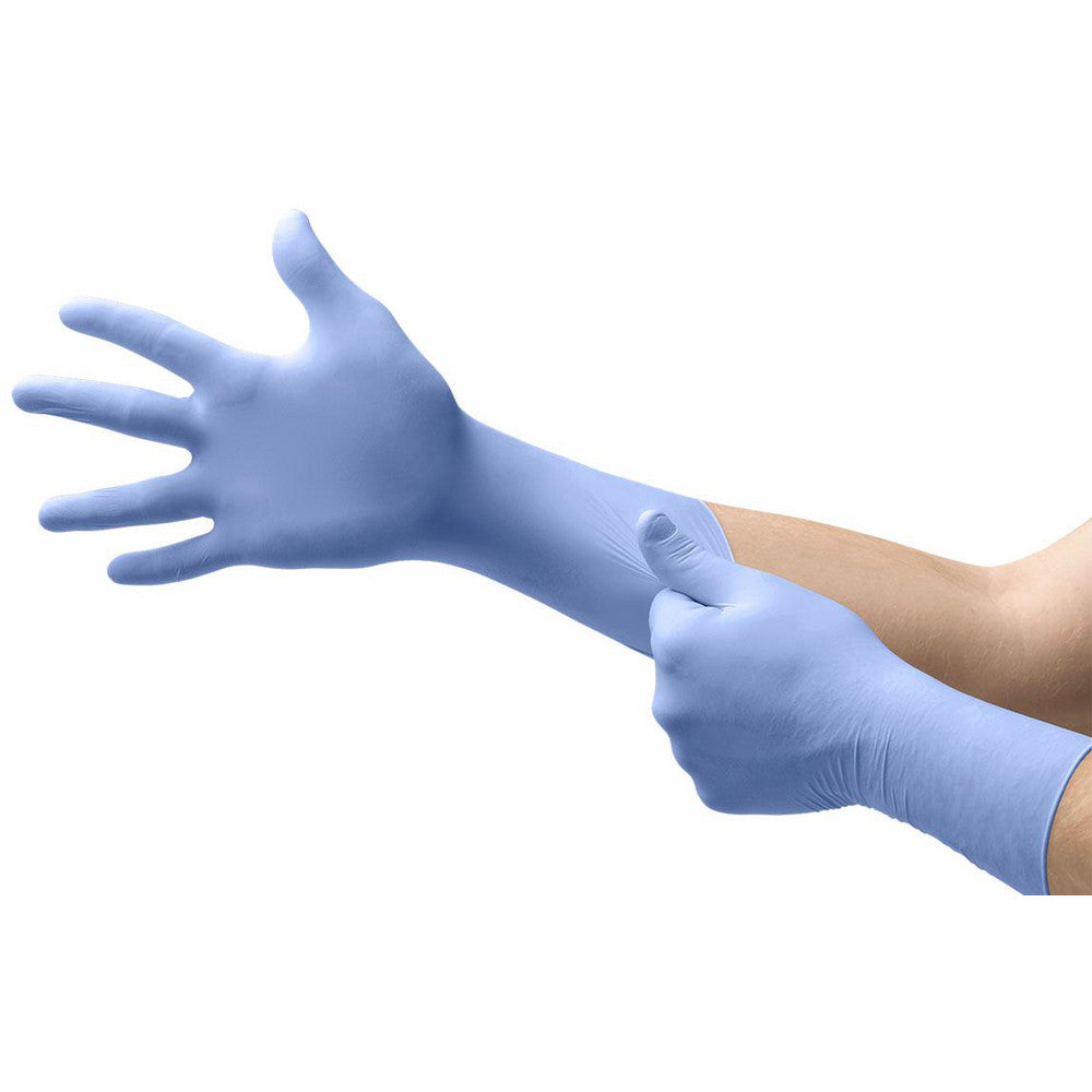 Ansell FFE-775-S Series Microflex FreeForm Disposable Gloves Size Small, 4.7 mil, Uncoated-Coated Nitrile, Medical Grade, Unpowdered