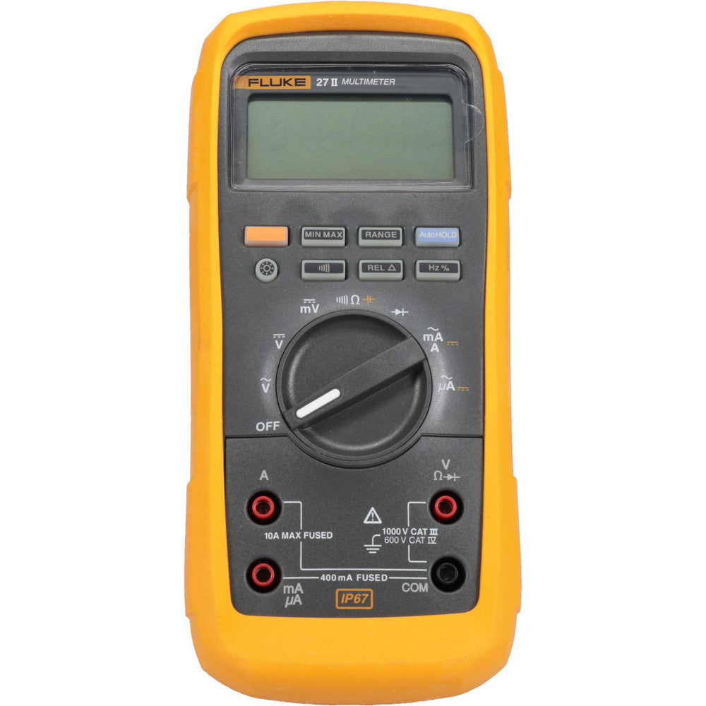 Fluke FLUKE-27II CAT III & CAT IV, Auto Ranging Digital Manual Ranging & True RMS Multimeter 1,000 VAC/VDC