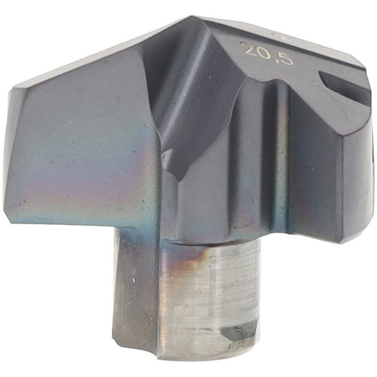 Iscar 5506647 Replaceable Drill Tips ICP0807 IC908, 0.8070" Dia, 20.50 mm Dia, 140 deg Point,  IC908