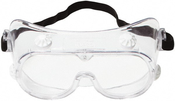 3M 7000002378 Safety Goggles Chemical Splash, Clear Polycarbonate Lenses
