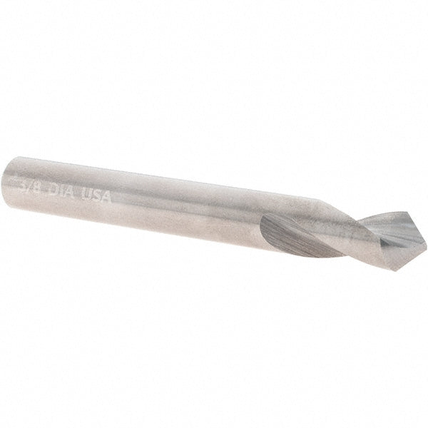 Chicago-Latrobe 78222 Spotting Drill 3/8" Dia, 90 deg, 3-1/8" OAL, Solid Carbide