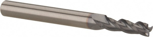 Accupro 73513863 Corner Radius End Mill 0.1563" Dia, 9/16" LOC, 0.01" Radius, 3 Flutes, Solid Carbide