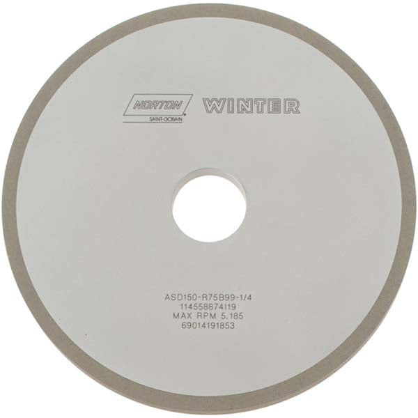Norton 69014191853 Surface Grinding Wheel 7" Dia, 1/2" Thick, 1-1/4" Hole, 150 Grit