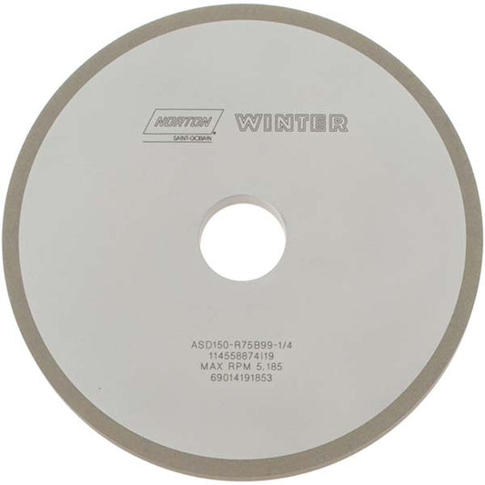 Norton 69014191853 Surface Grinding Wheel 7" Dia, 1/2" Thick, 1-1/4" Hole, 150 Grit