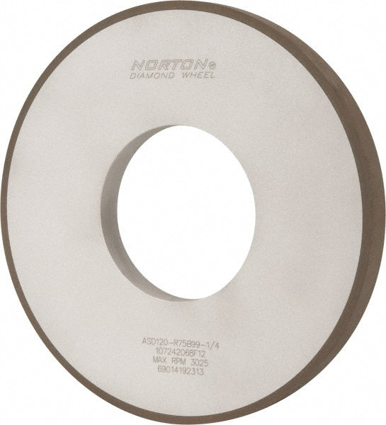 Norton 69014192313 Surface Grinding Wheel 12" Dia, 1" Thick, 5" Hole, 120 Grit