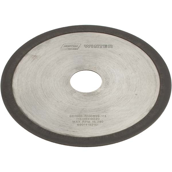 Norton 69014192151 Surface Grinding Wheel 4" Dia, 1/32" Thick, 3/4" Hole, 100 Grit