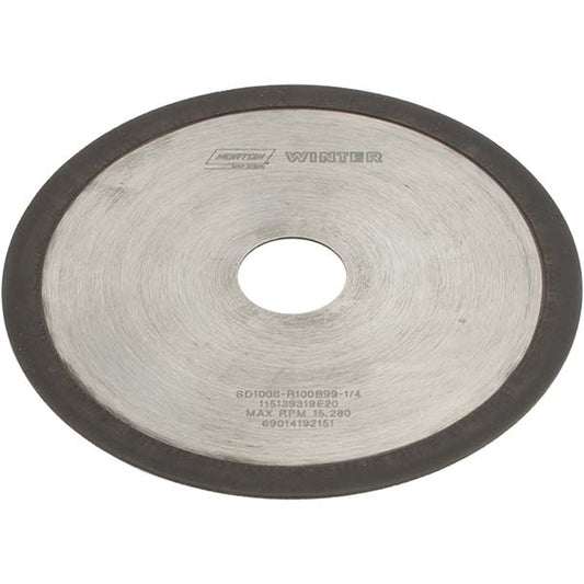Norton 69014192151 Surface Grinding Wheel 4" Dia, 1/32" Thick, 3/4" Hole, 100 Grit