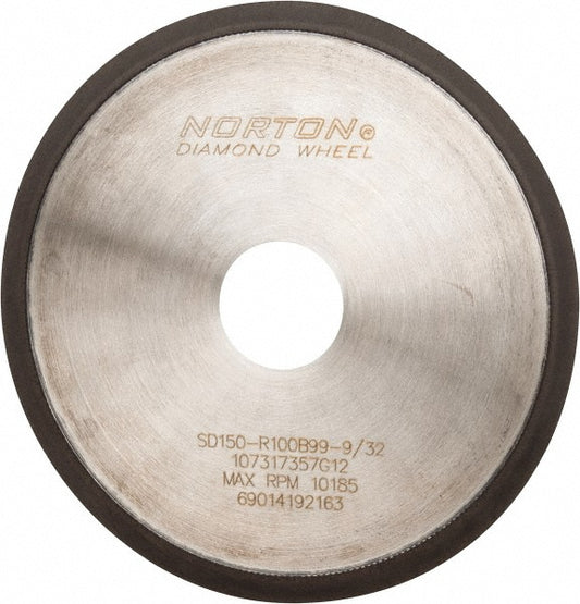Norton 69014192163 Surface Grinding Wheel 6" Dia, 1-1/4" Hole, 150 Grit