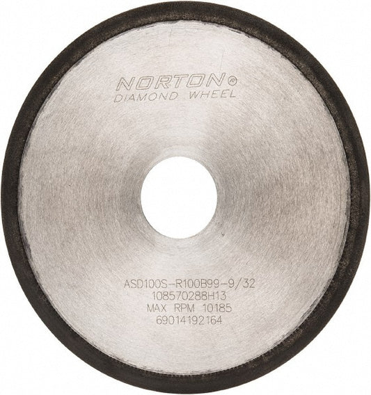 Norton 69014192164 Surface Grinding Wheel 6" Dia, 1-1/4" Hole, 100 Grit