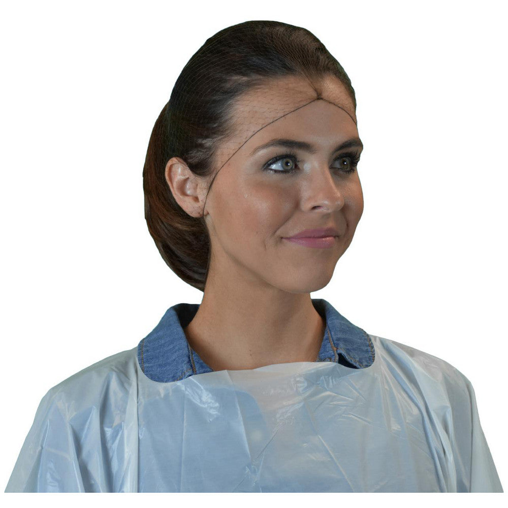 PRO-SAFE KM-109I-REG-BLACK Disposable Beard & Head Covers Product Type Hairnet  Type Hairnet  Size Universal  Material Nylon  ISO Class 6  Hood Type None