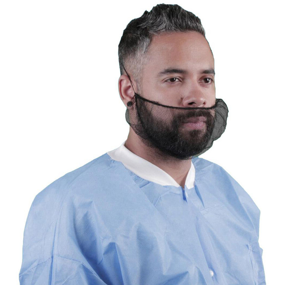 PRO-SAFE KM-112HPI-BLACK Disposable Beard & Head Covers Product Type Beard Cover  Type Beard Cover  Size Large  Material Nylon  ISO Class 6  Hood Type None