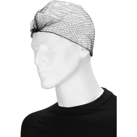 PRO-SAFE KM-75-20-BLACK Hairnet Black, Size 20", Pack