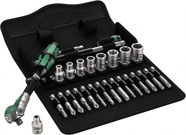 Wera 05004016001 Socket & Bit Set 28 Pc