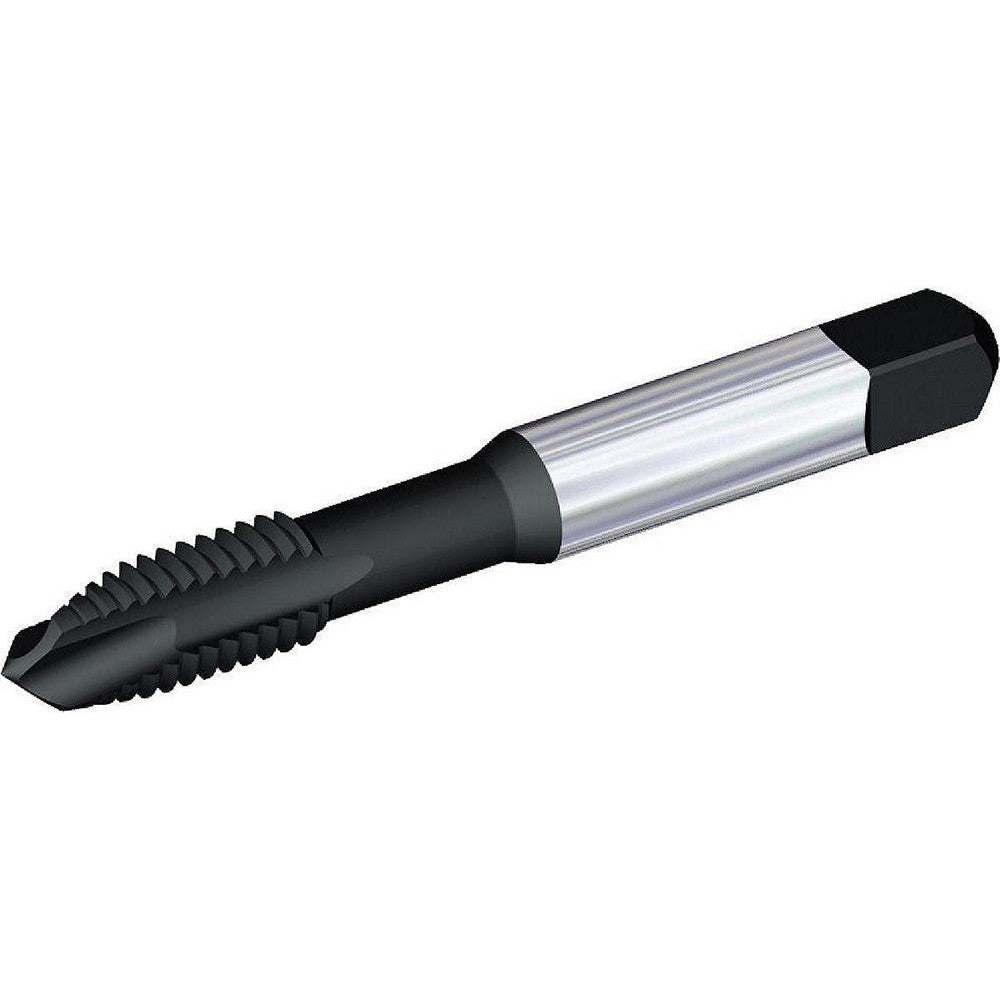 Kennametal 5431708 Spiral Point Tap M6x1 Metric, 3 Flutes, Plug Chamfer, 6H Class of Fit, HSS-E, Oxide Coated