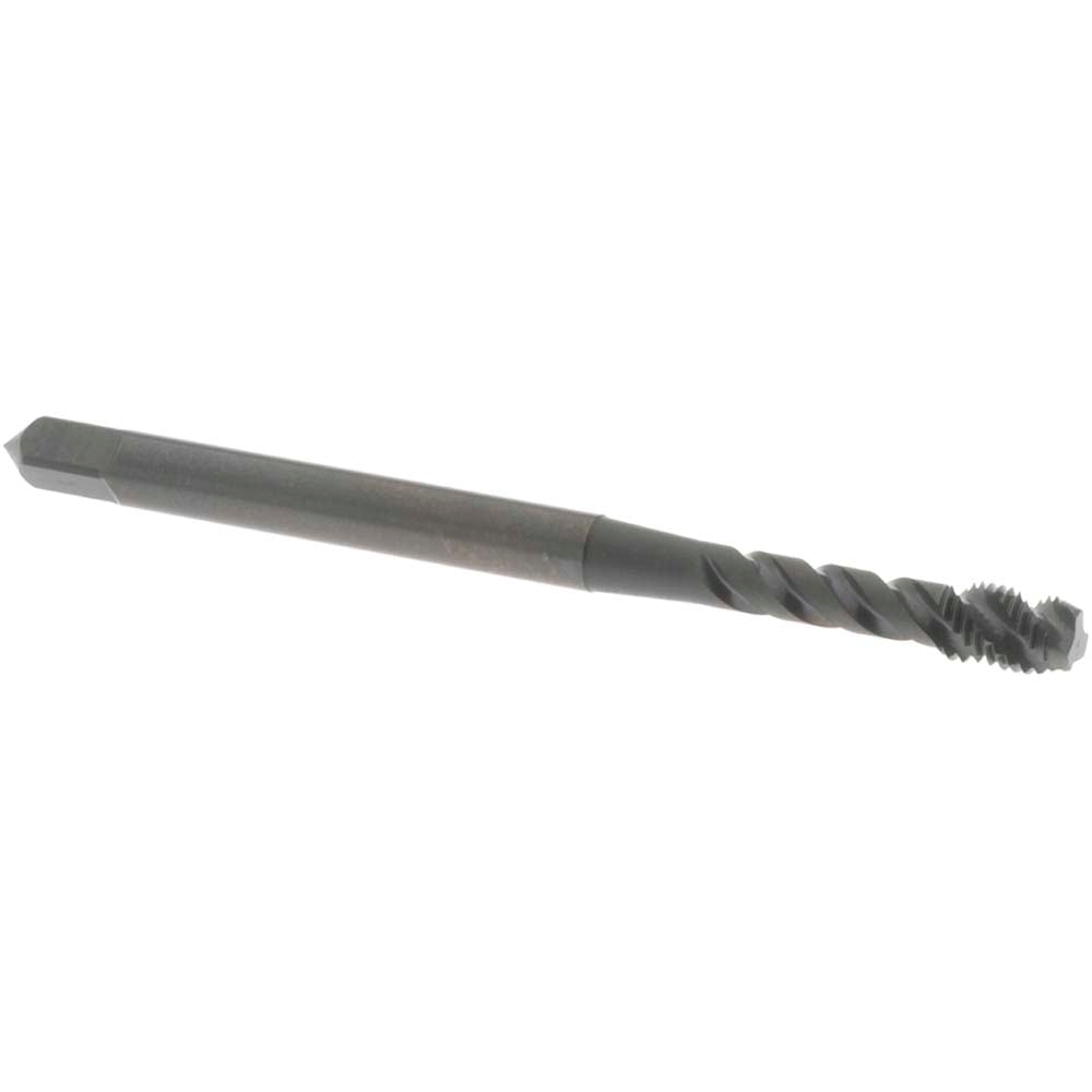 OSG 34300301 M3x0.50, 3 Flute, 45&deg Helix, Modified Bottoming Chamfer, Oxide Finish, Vanadium High Speed Steel Spiral Flute STI Tap
