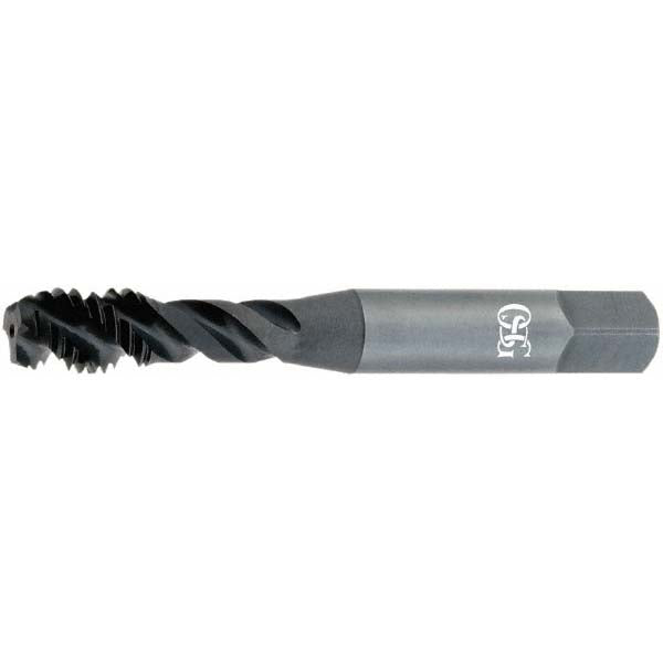 OSG 34300201 M2.5x0.45, 2 Flute, 45&deg Helix, Modified Bottoming Chamfer, Oxide Finish, Vanadium High Speed Steel Spiral Flute STI Tap