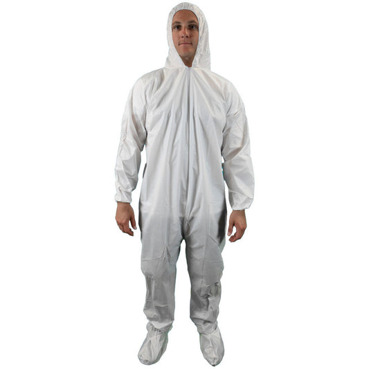 PRO-SAFE KM-CVL-KG-B-2XL Disposable Coveralls & Overalls Protection Type Non-Hazardous Liquid Splash  Garment Style Coveralls  Size 2X-Large  Material Microporous Film  Closure Type Zipper  Number Of Pockets 0