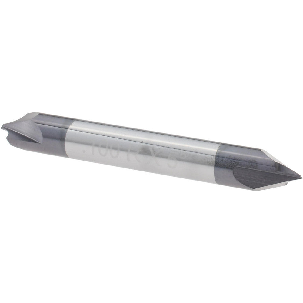 Harvey Tool 17100-C3 Corner Rounding End Mill 0.10 mm Radius, 1/4" Dia, 2 Flutes, Solid Carbide