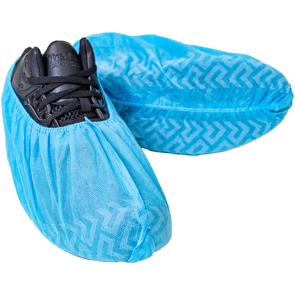 PRO-SAFE KM-SC-NWI-NS-XL-BLUE Shoe Cover Size X-Large, None, Polyethylene, Blue