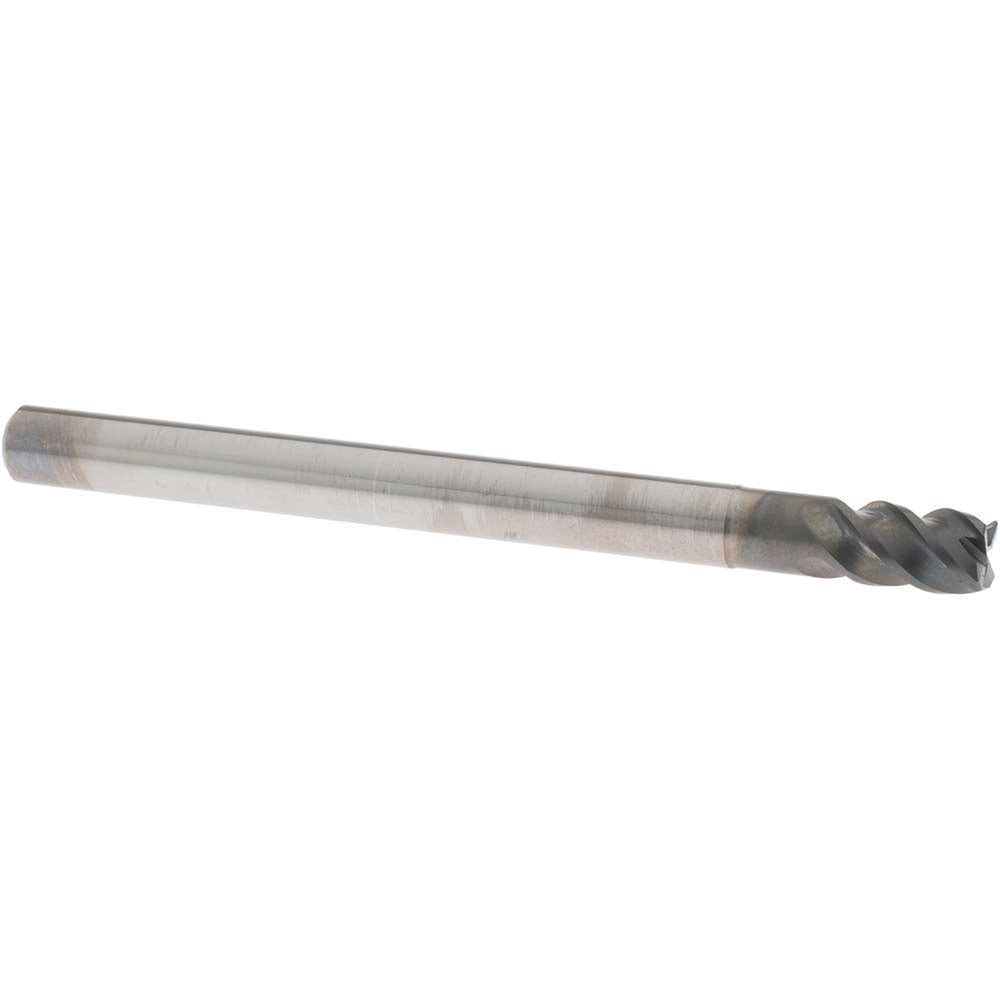 OSG 457108011 Corner Radius End Mill 8.00 mm Dia, 12.00 mm LOC, 0.50 mm Radius, 4 Flute, Solid Carbide