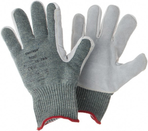 Ansell 245763 Series 70-765 Puncture-Resistant Gloves  Size Small, ANSI Cut N/A, Leather, Series 70-765