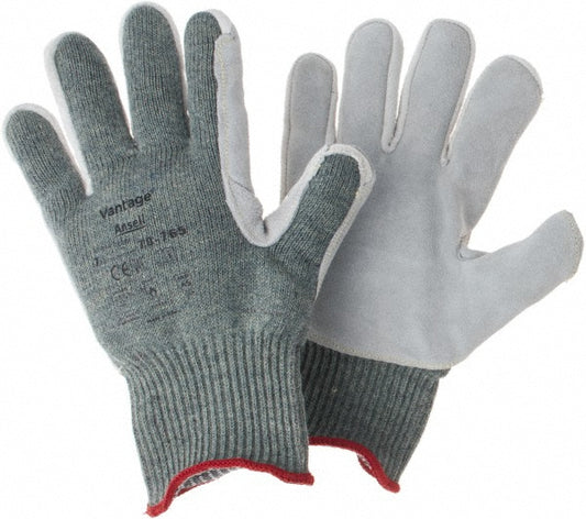 Ansell 245763 Series 70-765 Puncture-Resistant Gloves  Size Small, ANSI Cut N/A, Leather, Series 70-765
