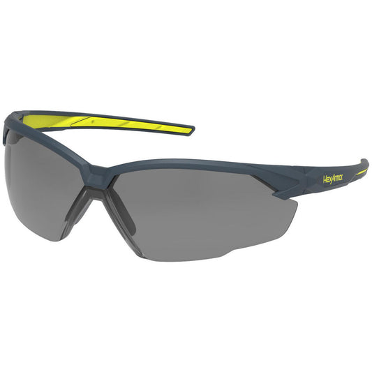 HexArmor 11-31007-02 Safety Glasses Anti-Fog & Scratch-Resistant, Polycarbonate, Gray Lenses, Half-Framed