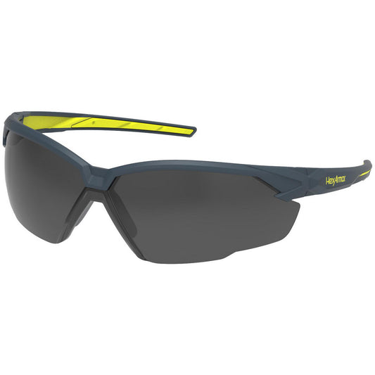 HexArmor 11-31008-02 Safety Glasses Glasses Style Tinted  Lens Coating Anti-Fog Scratch-Resistant  Frame Style Half-Framed  Frame Design Wrap Around  Lens Color Gray  Frame Color Charcoal Yellow