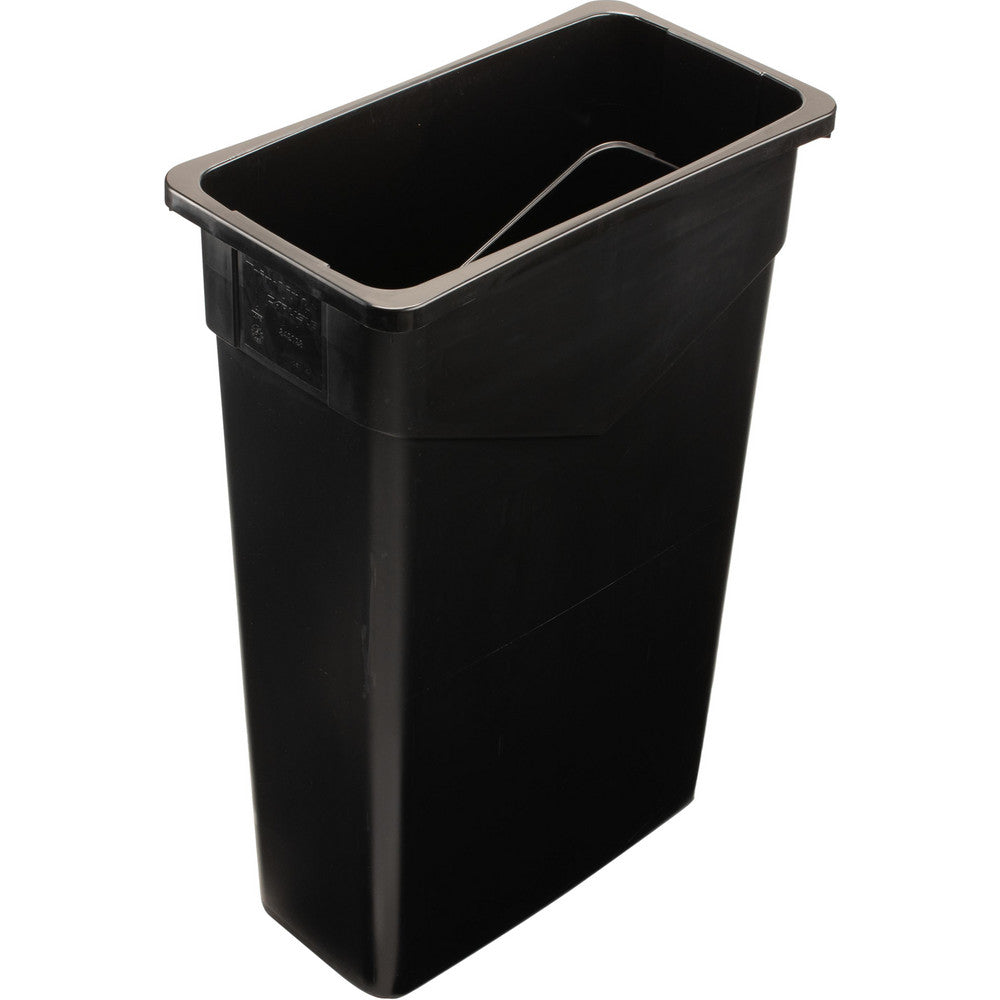 Carlisle 34202303 Trimline™ 23 gal Rectangle Waste Container, Black