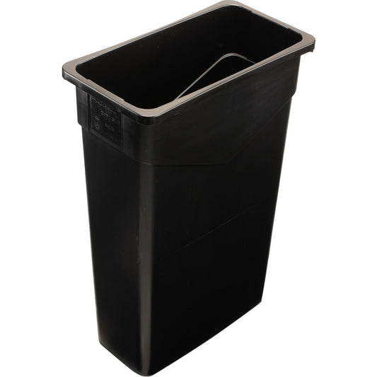 Carlisle 34202303 Trimline™ 23 gal Rectangle Waste Container, Black