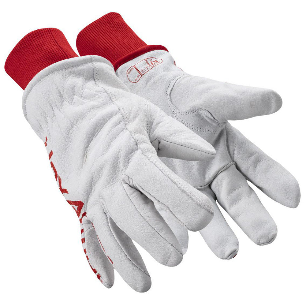 HexArmor 4066W-L (9) Work & General Purpose Gloves Lining Material Thermal  Back Material Buffalo Leather  Cuff Style Knit  Primary Material Leather  Coating Material Uncoated  Coating Coverage Uncoated