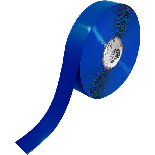 Mighty Line 2RB Floor & Egress Marking Tape & Strips Type Floor Marking Tape  Traffic Type Heavy-Duty  Surface Type Heavy Duty Anti-Skid Low Profile Smooth  Color Blue  Material PVC  Adhesive Material Rubber Cloth