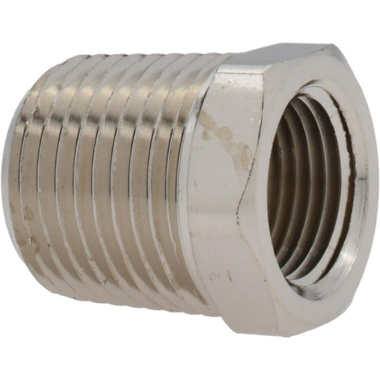 Value Collection PC110NB-86 Brass Pipe Bushing 1/2 x 3/8" Fitting, FNPT x MNPT