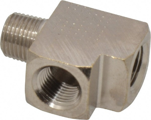Value Collection PC127NB-2 Brass Pipe Street Tee 1/8" Fitting, FNPT x MNPT