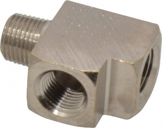 Value Collection PC127NB-2 Brass Pipe Street Tee 1/8" Fitting, FNPT x MNPT
