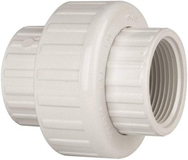 Value Collection 498-012 1-1/4" PVC Plastic Pipe Union with EPDM O-Ring
