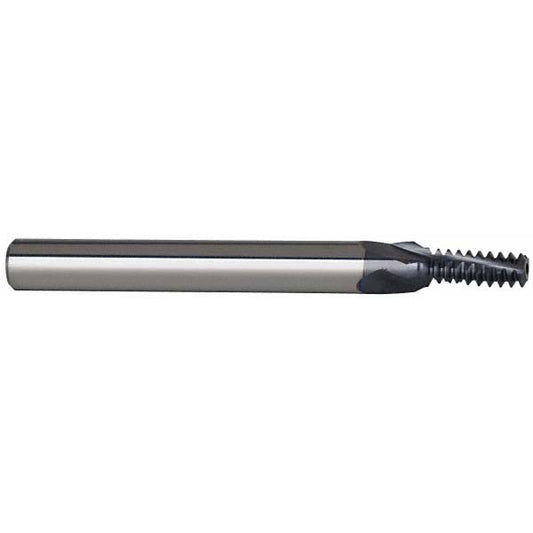 Carmex B0250C0420UN Helical Flute Thread Mill 1/4-20, Internal, 3 Flute, 0.2500" Shank Dia, Solid Carbide