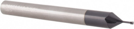 Carmex 40300169 Straight Flute Thread Mill 5/16-18, Internal, 3 Flutes, 1/4" Shank Dia, Solid Carbide