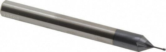 Carmex S0250C1680UN Helical Flute Thread Mill #0-80, Internal, 3 Flute, 1/4" Shank Dia, Solid Carbide