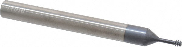 Carmex S0250C2832UN Helical Flute Thread Mill #6-32, Internal, 3 Flute, 1/4" Shank Dia, Solid Carbide
