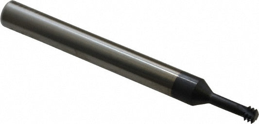 Carmex S0250C4132UN Helical Flute Thread Mill #10-32, Internal, 3 Flute, 1/4" Shank Dia, Solid Carbide