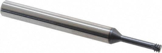 Carmex S0250C5932UN Helical Flute Thread Mill #10-32, Internal, 3 Flute, 1/4" Shank Dia, Solid Carbide