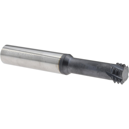 Carmex S0625E162.5ISO Straight Flute Thread Mill Internal, 5 Flutes, 5/8" Shank Dia, Solid Carbide