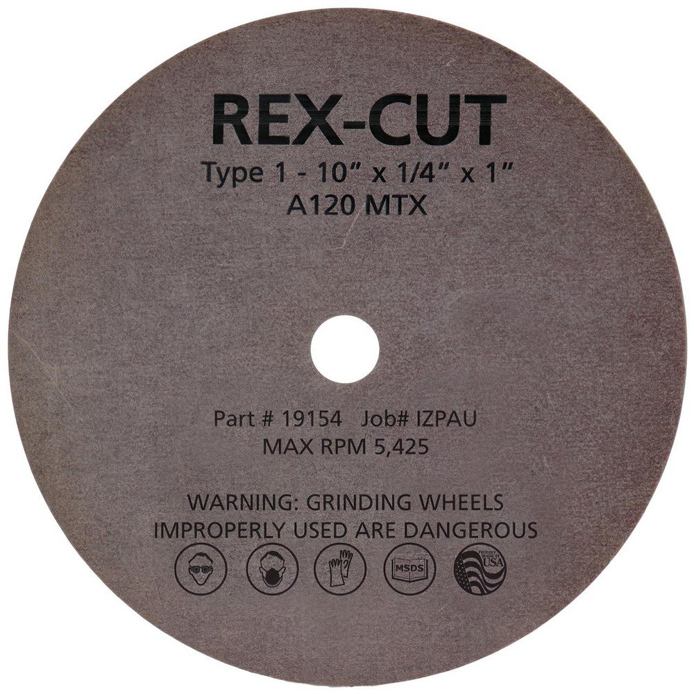 Rex Cut Abrasives 123645 Deburring Wheel  2" Dia,  1/8" Hole,  N/A Aluminum Oxide