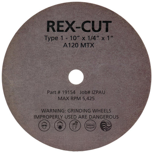 Rex Cut Abrasives 123645 Deburring Wheel  2" Dia,  1/8" Hole,  N/A Aluminum Oxide