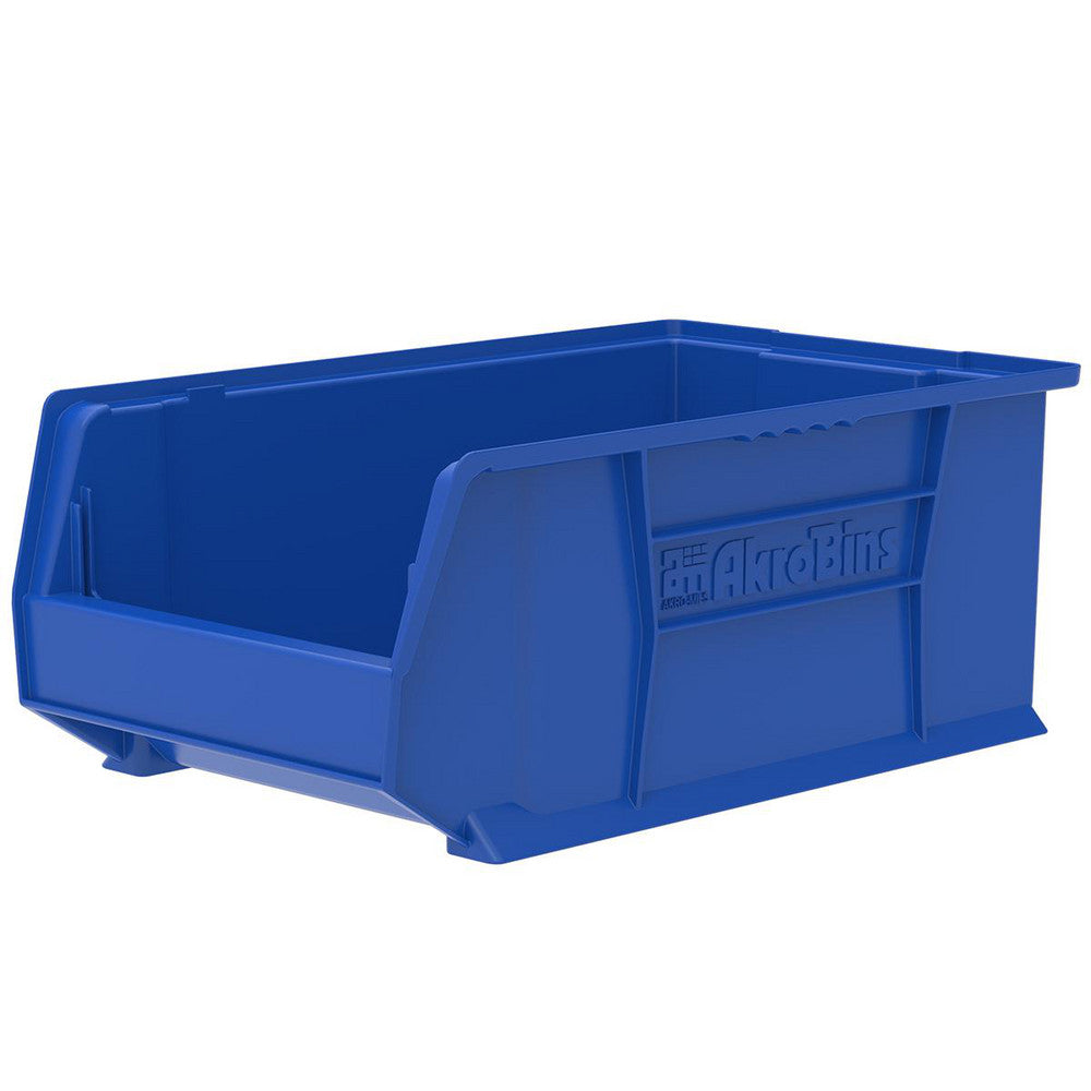 Akro-Mils 30281BLUE Plastic Hopper Stacking Bin Blue