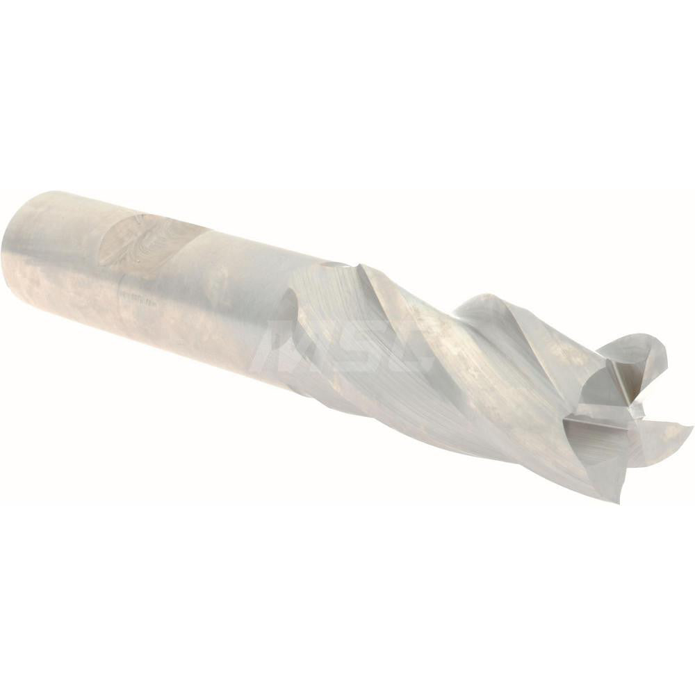 Hertel H74128406 Square End Mill 0.5512'' Dia, 1-3/8'' LOC, 1/2'' Shank Dia, 3-3/8'' OAL, 4 Flutes, Cobalt
