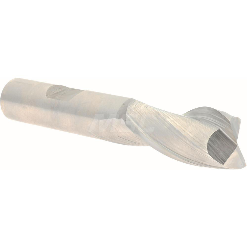 Hertel H74128661 Square End Mill 0.5906'' Dia, 1-1/8'' LOC, 1/2'' Shank Dia, 3-1/8'' OAL, 2 Flutes, Cobalt